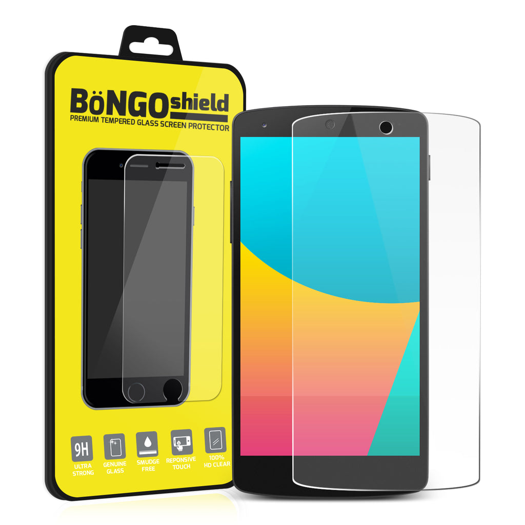Bongo Shield Tempered Glass Screen Protector for LG Google Nexus 5
