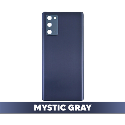 Back Battery Door Cover with Adhesive and Camera Lense for Samsung Galaxy Note 20 5G - Mystic Gray - image 2