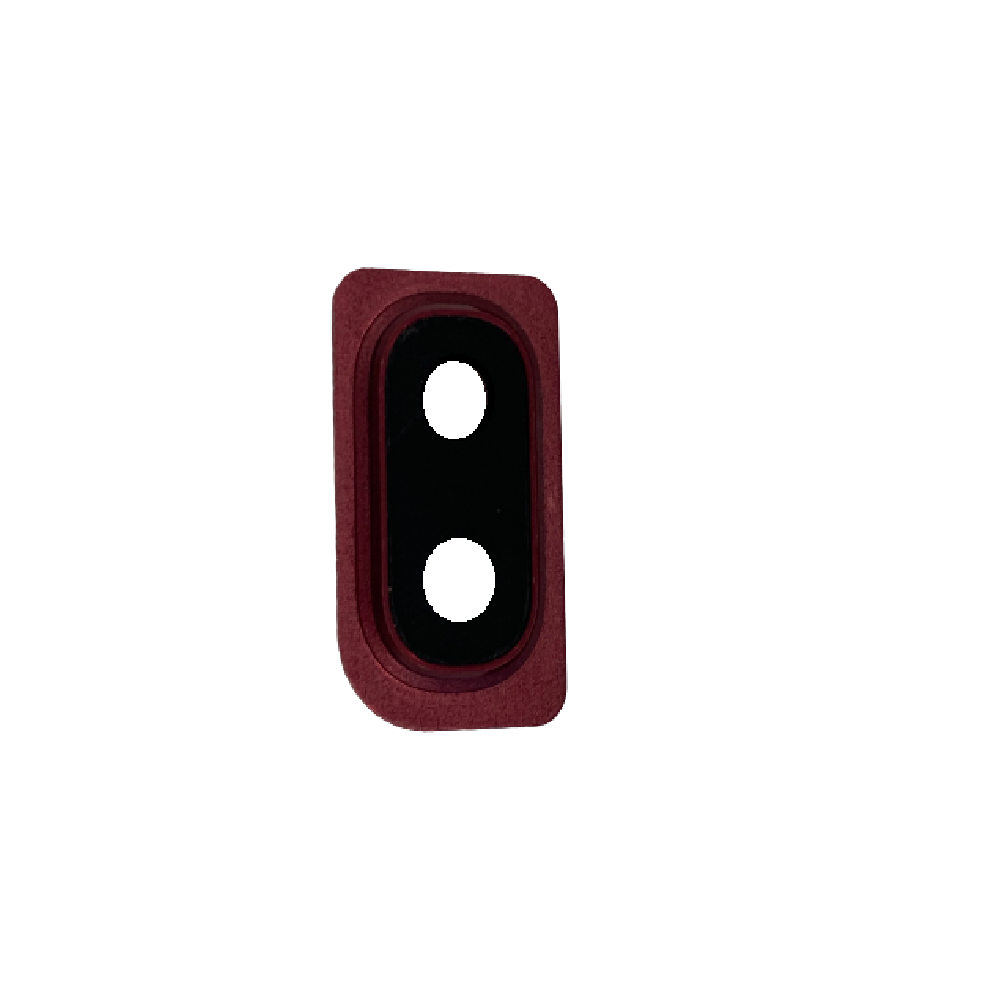 Back Camera Glass Lens and Cover Bezel Ring For Samsung Galaxy A10 (A105/2019) (Red) (OEM)