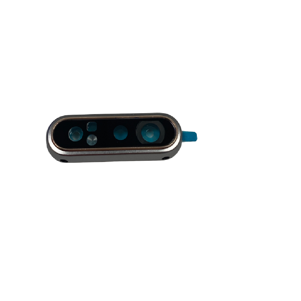 Back Camera Glass Lens and Cover Bezel Ring for Samsung Galaxy A80 (A805/2019) (Ghost White) (OEM)