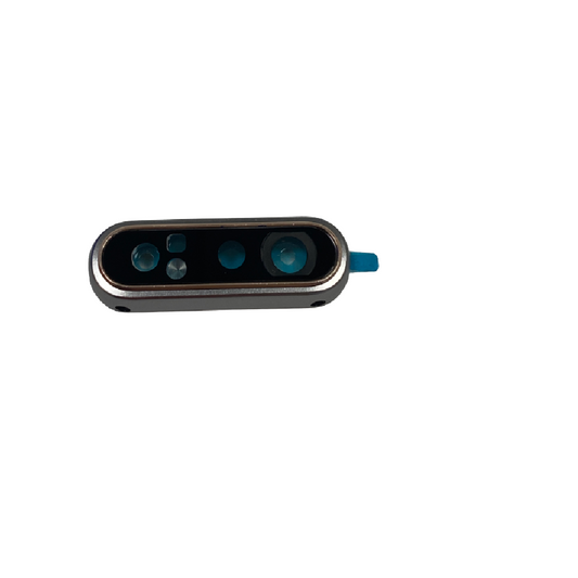 Back Camera Glass Lens and Cover Bezel Ring for Samsung Galaxy A80 (A805/2019) (Ghost White) (OEM)