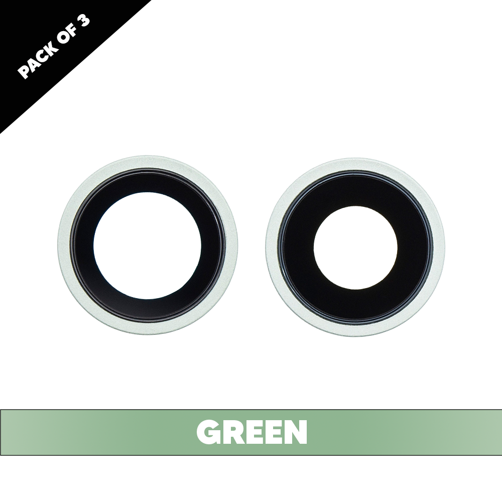 Back Camera Lens With Bracket for iPhone 11 (Green) (Real Sapphire / Premium)