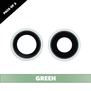 Back Camera Lens With Bracket for iPhone 11 (Green) (Real Sapphire / Premium)
