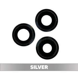 Back Camera Lens With Bracket for iPhone 12 Pro Max (Silver) (Pack of 3)