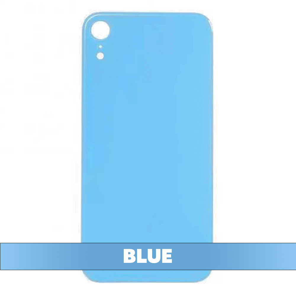 Back Cover Battery Door Big Hole for iPhone XR  BlueWithout LOGO