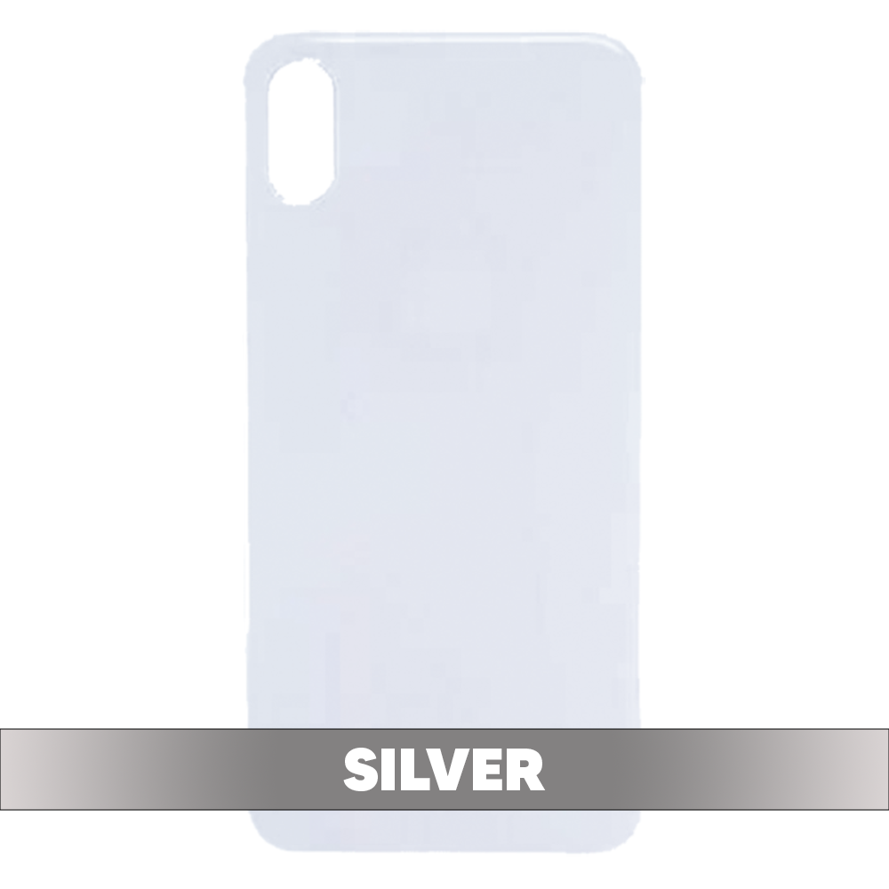 Back Glass for iPhone XS Max - Silver (NL)