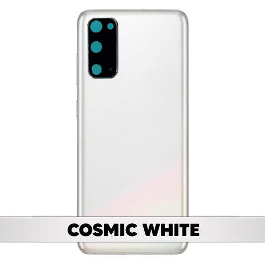 Back Cover Battery with Camera Cover for Samsung Galaxy S20 5G - Cosmic White
