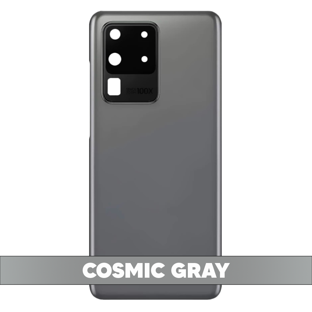 Back Cover Battery with Camera Cover for Samsung Galaxy S20 Ultra 5G - Cosmic Gray