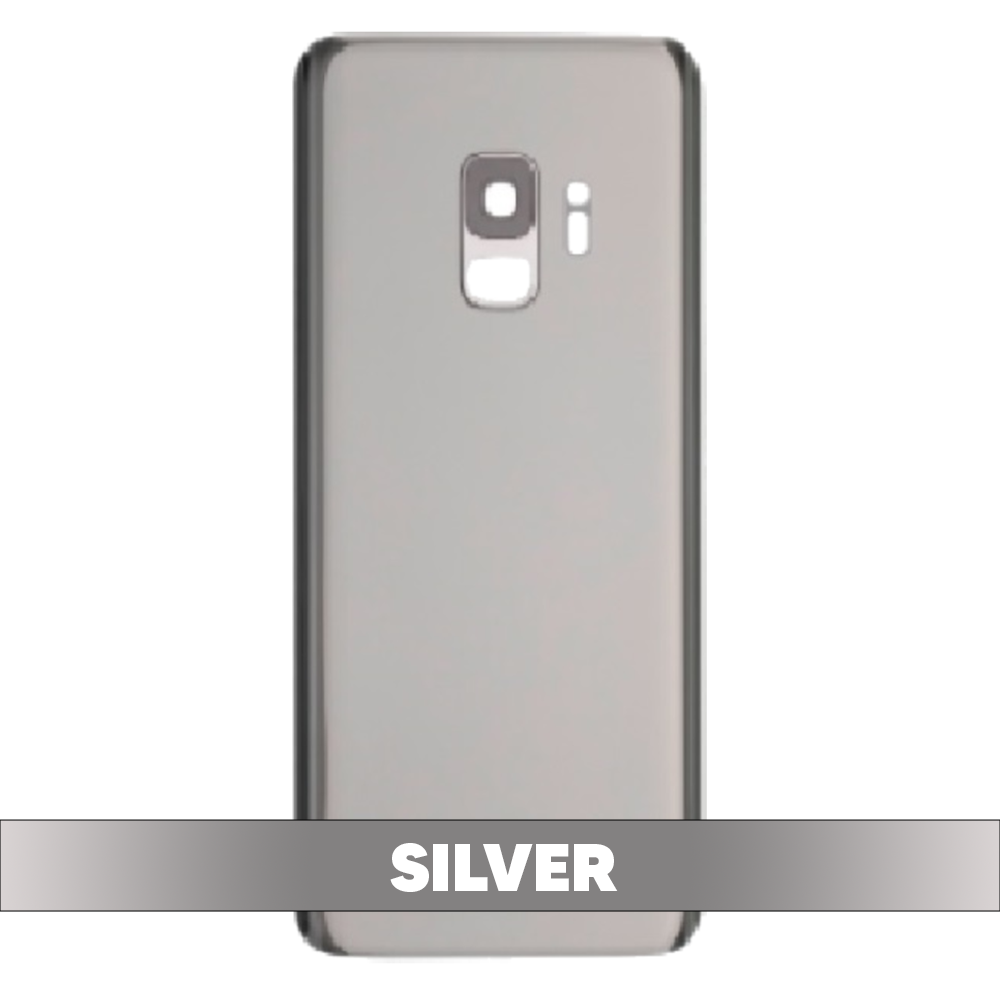 Back Cover Battery with Camera Cover for Samsung Galaxy S9 - Silver