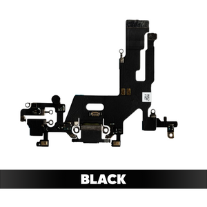 Charging Port Flex Cable for iPhone 11 (OEM) (Black)