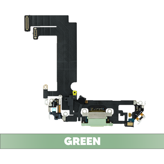 Charging Port Flex Cable for iPhone 12 Mini (Green) (Premium)