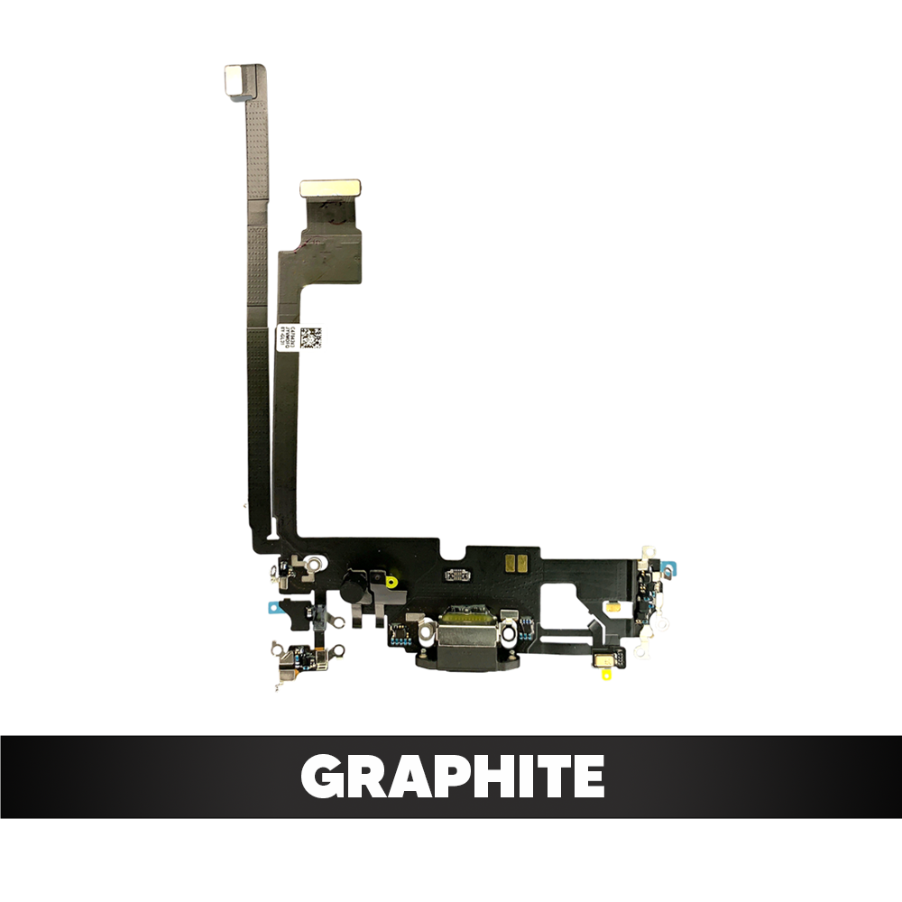 Charging Port Flex Cable for iPhone 12 Pro Max (Graphite) (Premium)