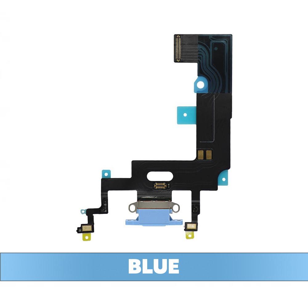 Charging Port Flex Cable for iPhone XR - Blue