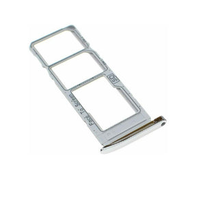 Dual Sim Card Tray For Motorola G7 (XT1962)/G7 Plus (XT1965-2) (Silver)