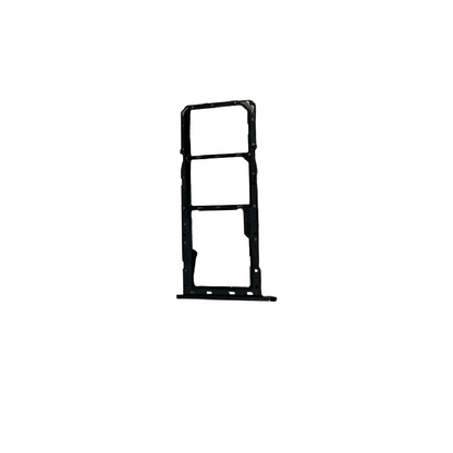 Dual Sim Card Tray For Samsung Galaxy A01 (A015/2020) (Black) (OEM)