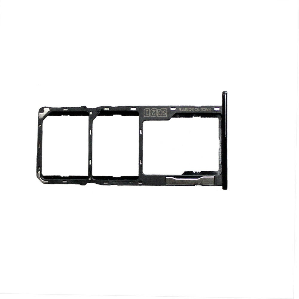Dual Sim Card Tray for Motorola Moto G7 Power (XT1955) - Ceramic Black (Premium)