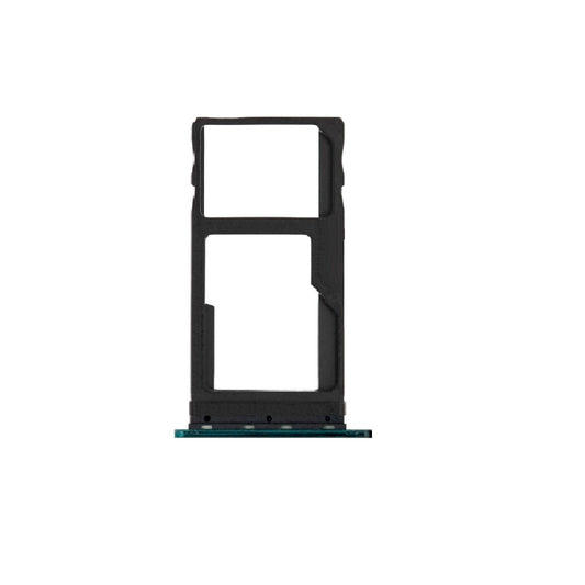 Dual Sim Card Tray for Motorola One Fusion - Emerald Green (Premium)