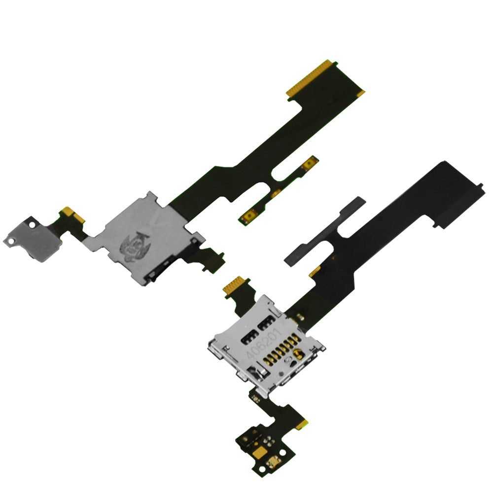 Flex Cable Ribbon with SD Card Reader Holder & Volume Button for HTC One M8 831C
