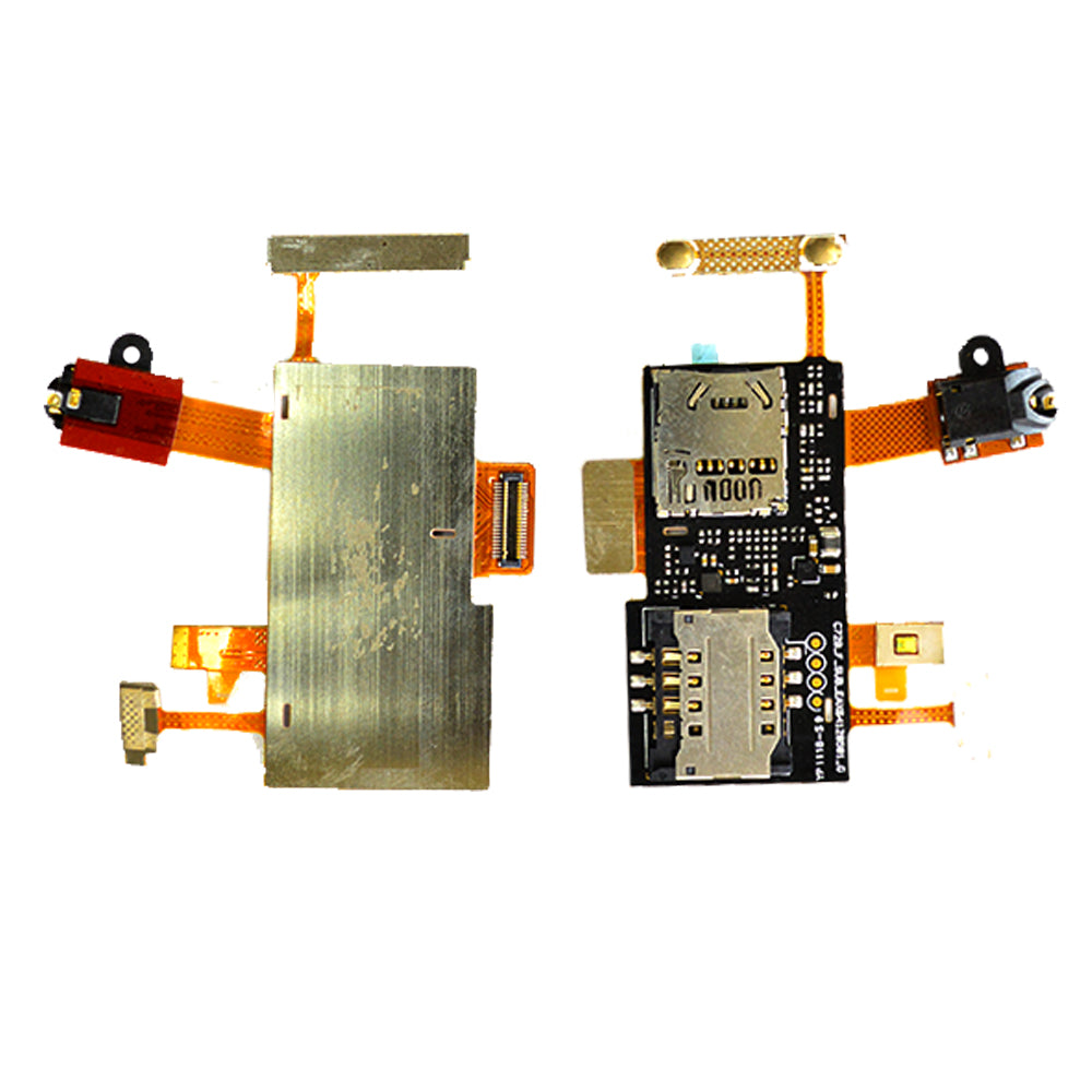 LG Doubleplay C729 SD Sim Card Tray Power Volume Headphone Jack Flex