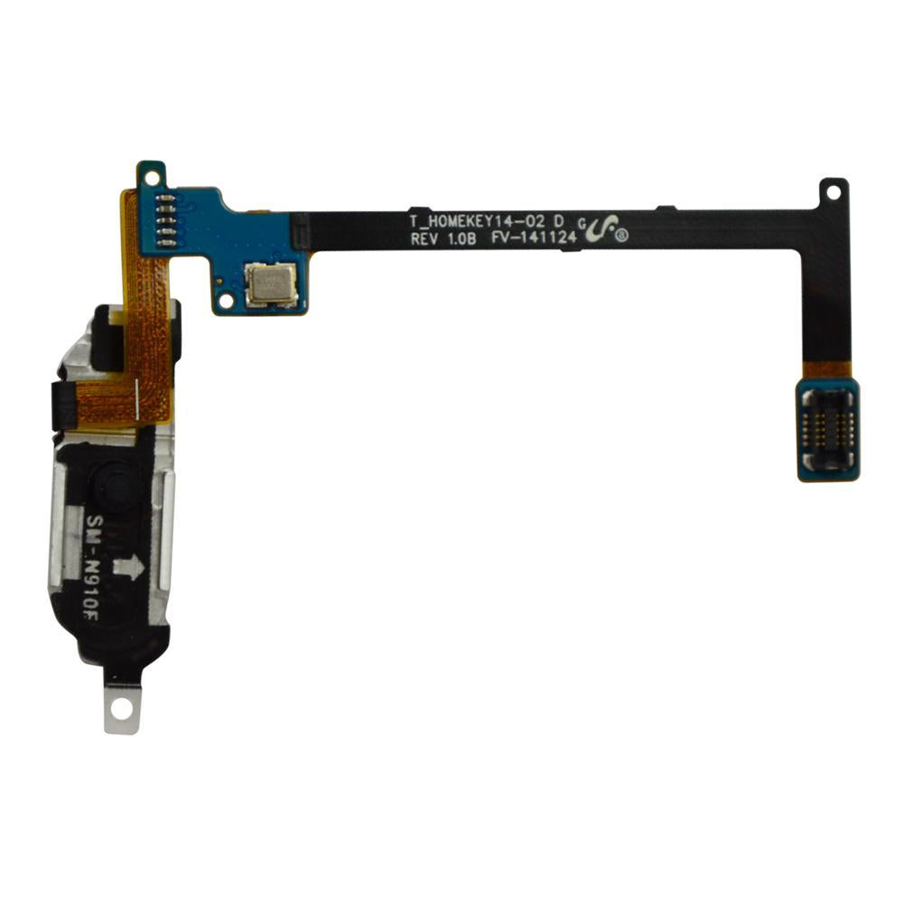 Samsung Galaxy Note 4 N910 N910F N910A N910T N910V N910P Home Flex Cable - Black