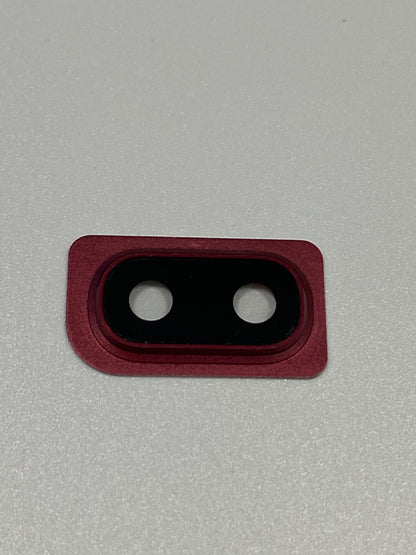 Back Camera Glass Lens and Cover Bezel Ring For Samsung Galaxy A10 (A105/2019) (Red) (OEM)