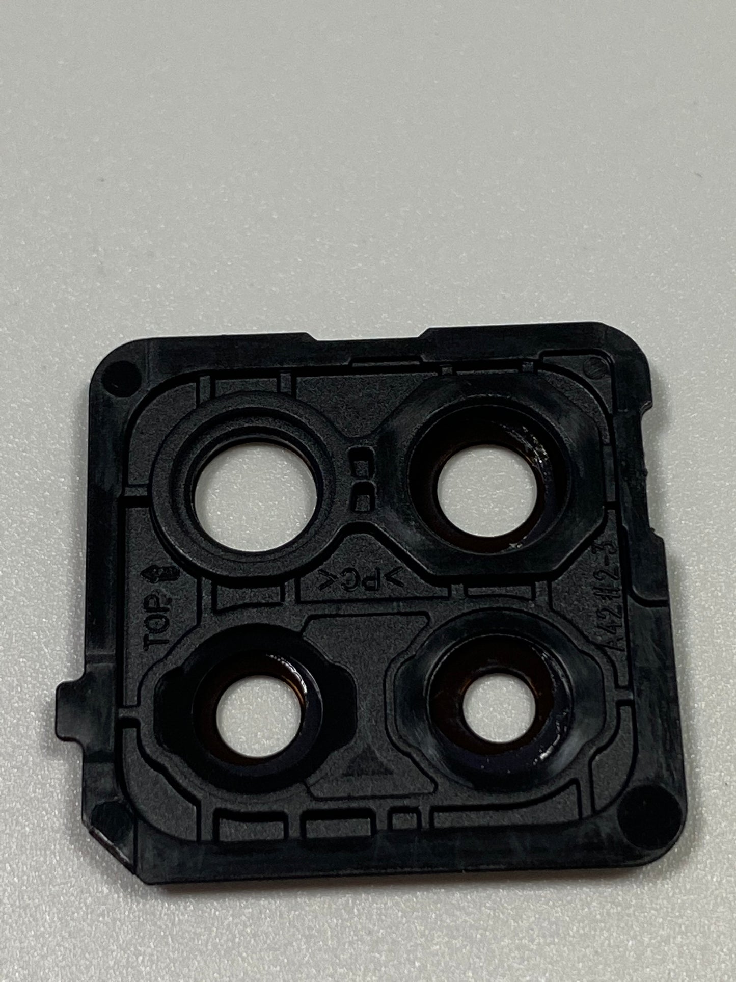 Back Camera Lens with Cover Bezel Ring For Samsung Galaxy A42 5G (A426/2020) (Prism Dot Black) (OEM) - image 3