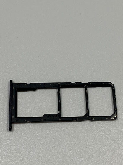 Dual Sim Card Tray For Samsung Galaxy A01 (A015/2020) (Black) (OEM) - image 2