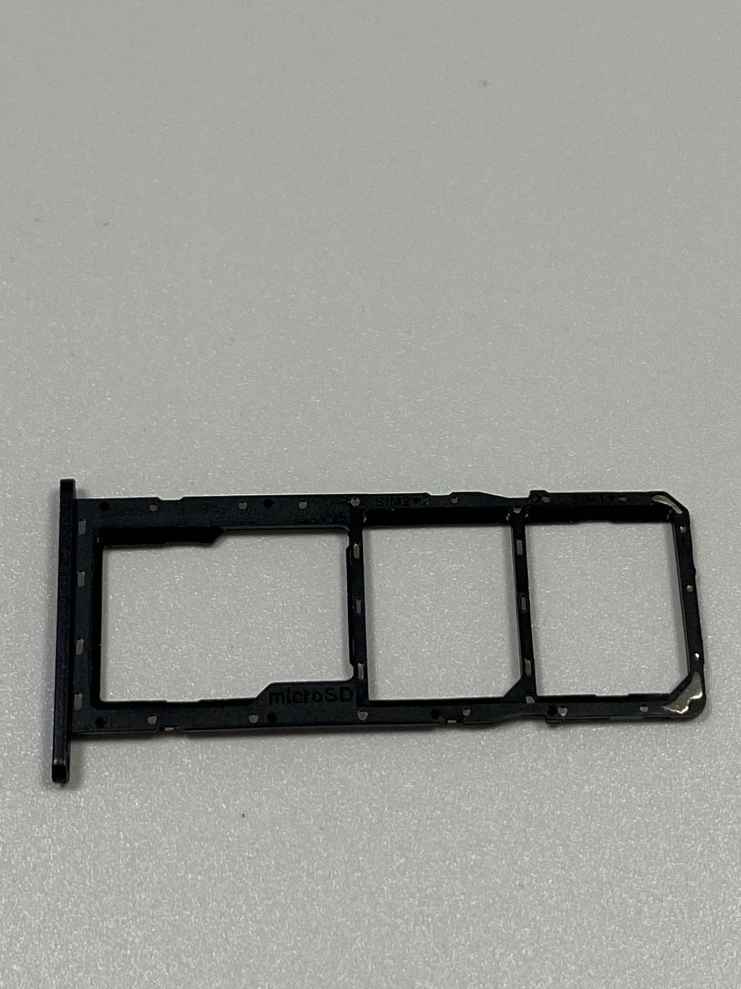 Dual Sim Card Tray For Samsung Galaxy A01 (A015/2020) (Black) (OEM)