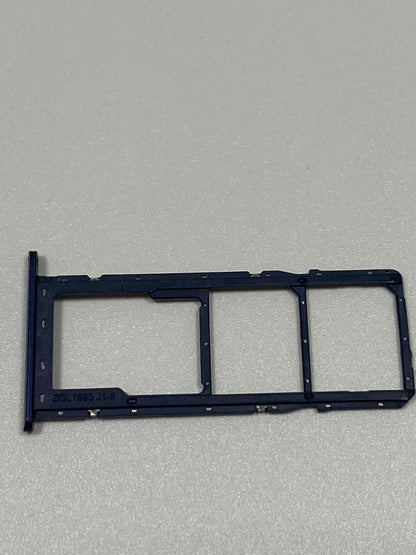 Dual Sim Card Tray For Samsung Galaxy A01 (A015/2020) (Blue) (OEM) - image 2
