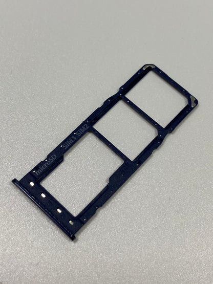 Dual Sim Card Tray For Samsung Galaxy A10 (A105/2019) (Blue) (OEM)