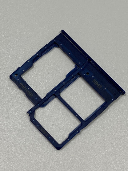Dual Sim Card Tray For Samsung Galaxy A10e (A102/2019)/A20e (A202/2019) (Blue) (OEM) - image 2