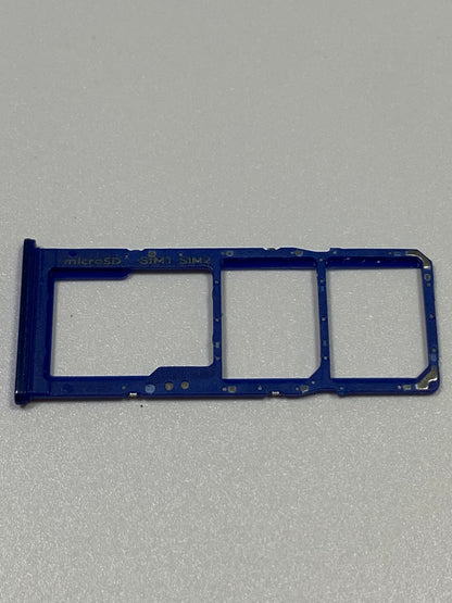 Dual Sim Card Tray For Samsung Galaxy A70 (A705/2019) (Blue) (OEM)