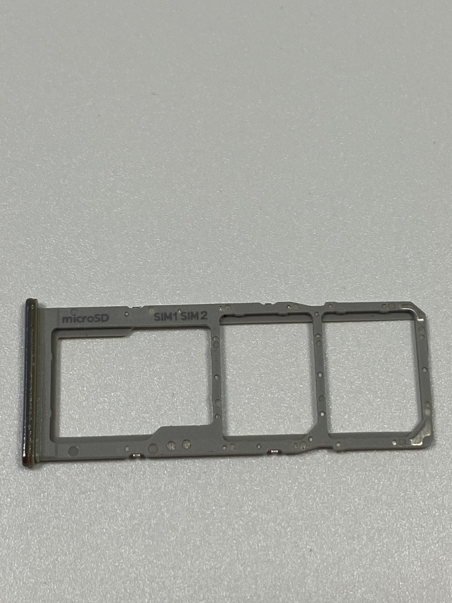 Dual Sim Card Tray For Samsung Galaxy A70 (A705/2019) (Silver) (OEM)