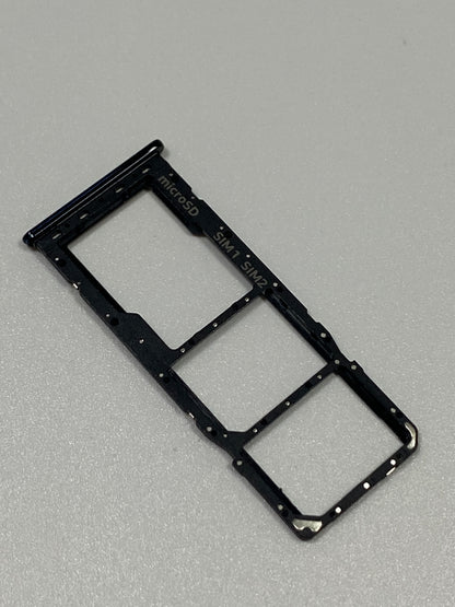 Dual Sim Tray For Samsung Galaxy A20 (A205/2019)/A30 (A305/2019)/A50 (A505/2019) (Black) (OEM) - image 2