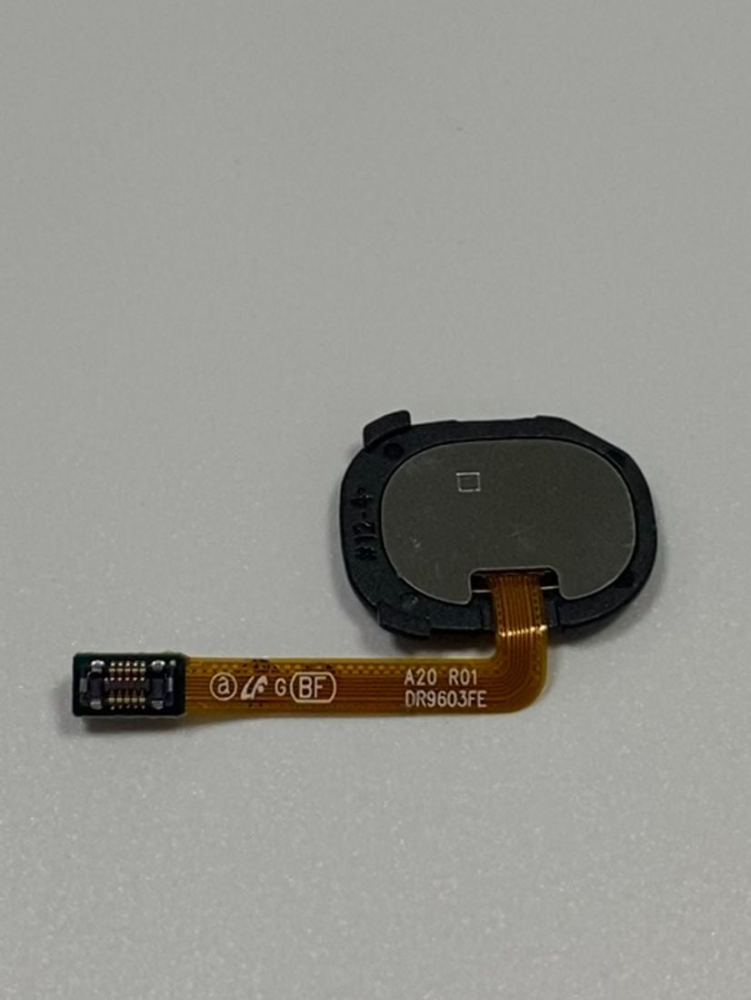 Fingerprint Reader With Flex Cable For Samsung Galaxy A20 (A205/2019) (Black)