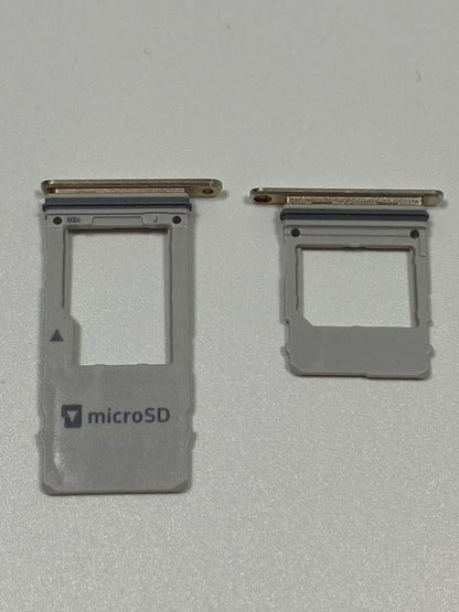 Sim Card Tray For Samsung Galaxy A8/A8 Plus (A530/A730) (2018) (Gold) (OEM)