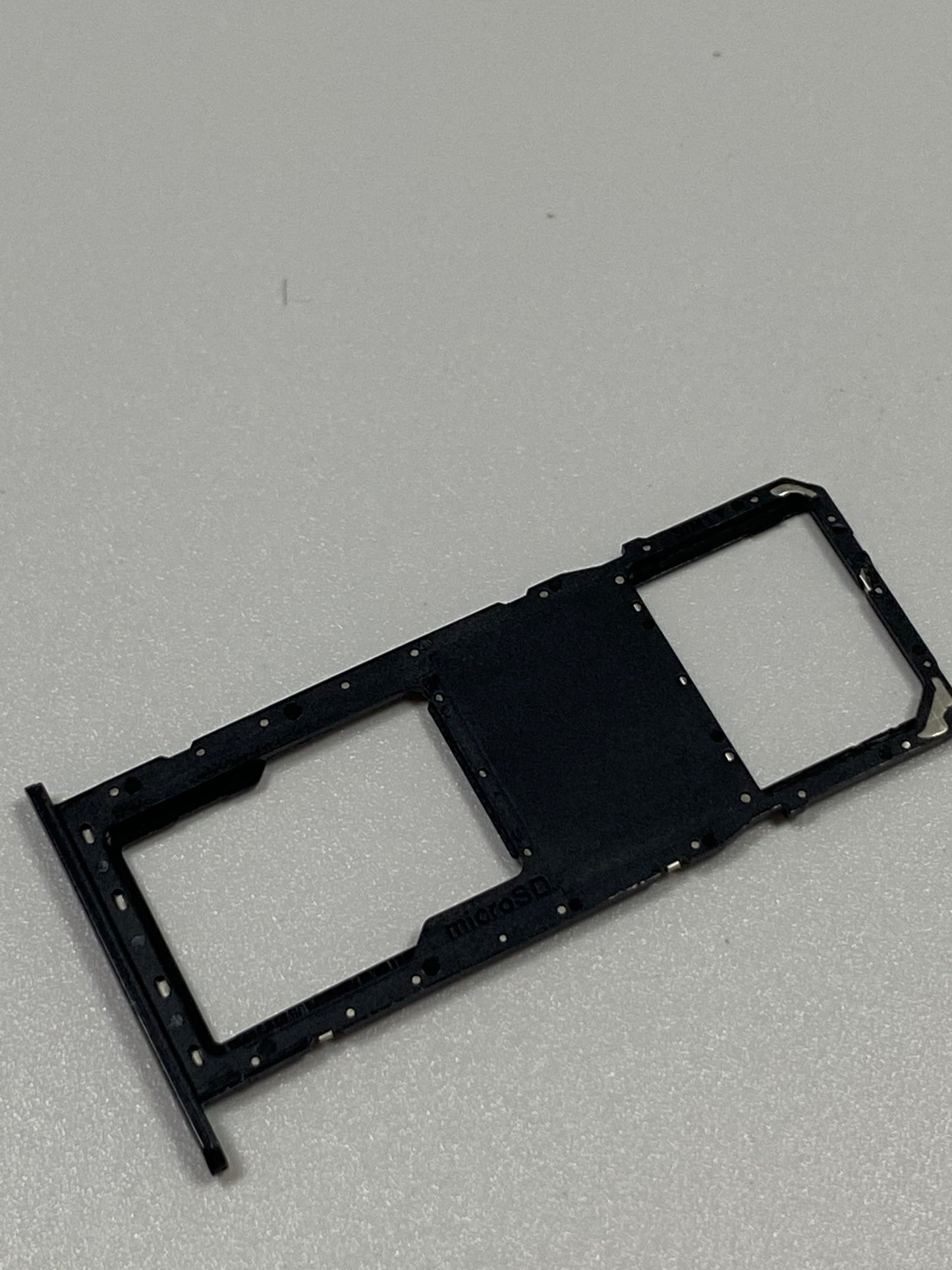 Single Sim Card Tray For Samsung Galaxy A01 (A015/2020) (Black) (OEM)
