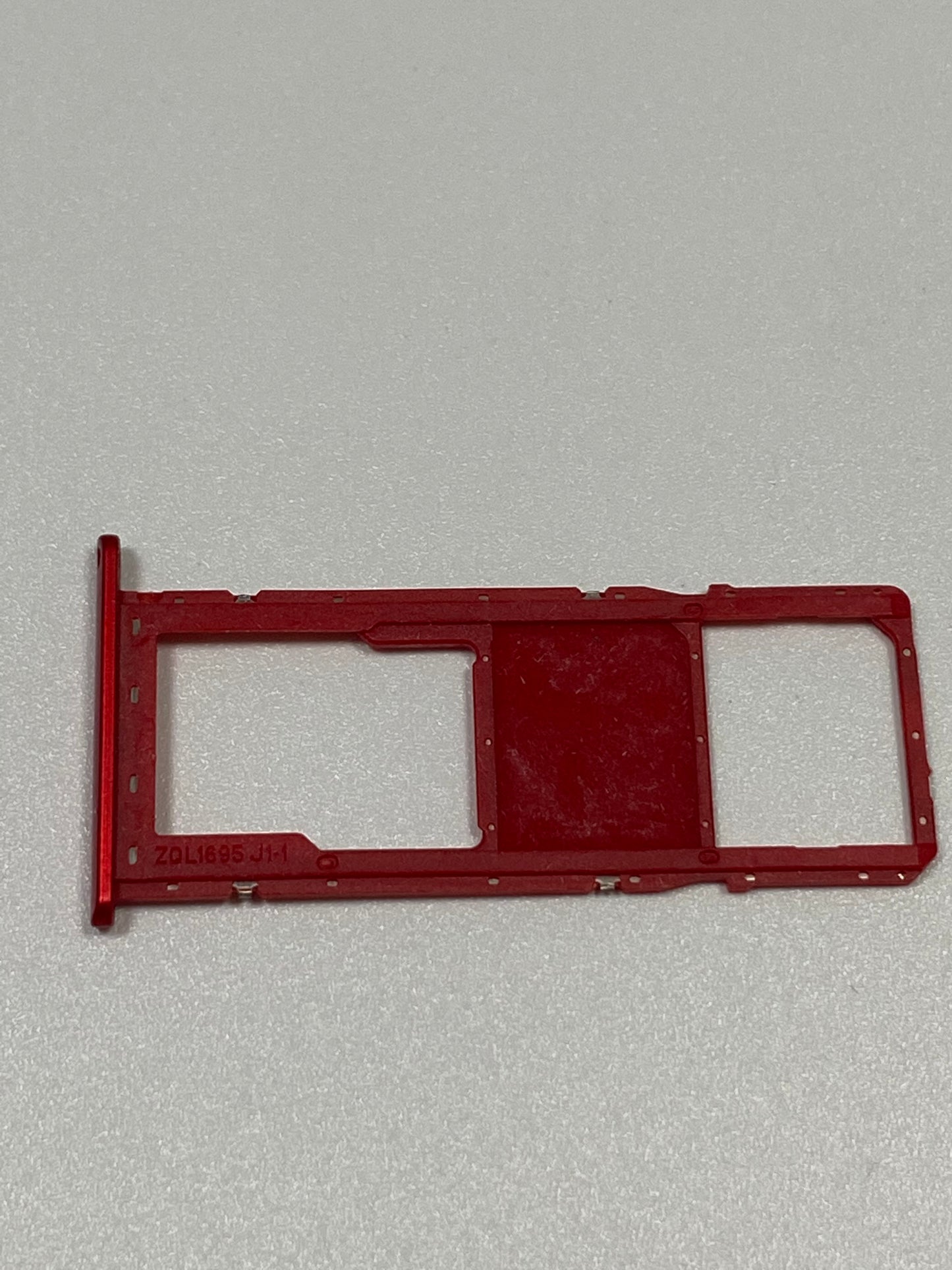 Single Sim Card Tray For Samsung Galaxy A01 (A015/2020) (Red) (OEM)