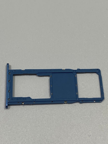 Single Sim Card Tray For Samsung Galaxy A11 (A115/2020) (Blue) (OEM) - image 2