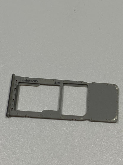 Single Sim Tray For Samsung Galaxy A20 (A205/2019)/A30 (A305/2019)/A50 (A505/2019) (Silver) (OEM) - image 2