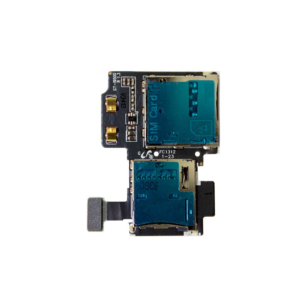 Sim Card Memory SD Card Flex Cable for Samsung Galaxy S4 REV 1.3 / 0.5