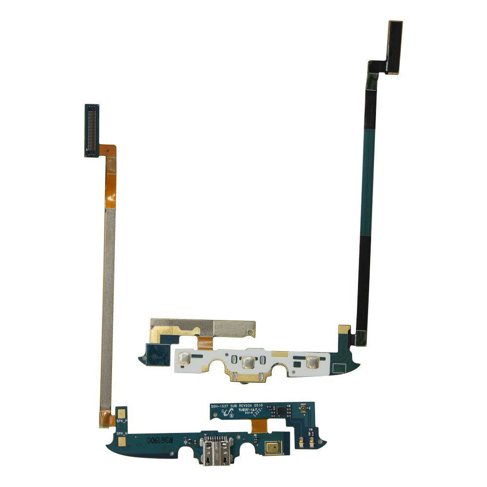 Charger Port Front Keyboard & Mic Flex Cable Ribbon for Samsung Galaxy S4 Active