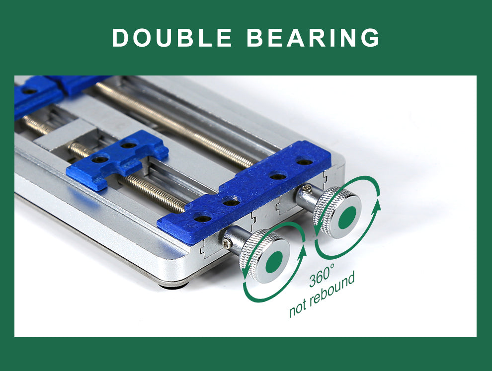 Heavy Duty Double Bearing Heat Resistant Motherboard Soldering Fixture Clamp Repair Tool