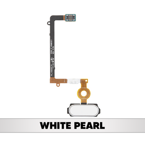 Home Button Flex Cable for Samsung Galaxy S6 Edge - White Pearl