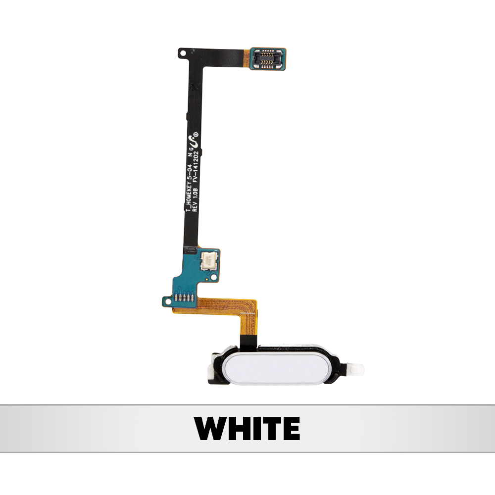 Home Button with Touch Sensor Flex Cable for Samsung Galaxy Note 4 - White