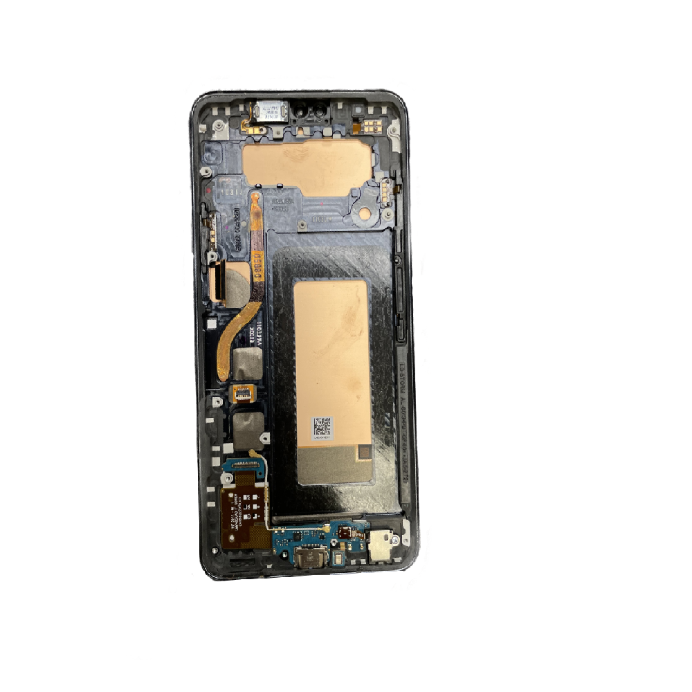 LCD and Touch Screen Digitizer with frame for LG V40 ThinQ (V405) - Black (AS-IS)