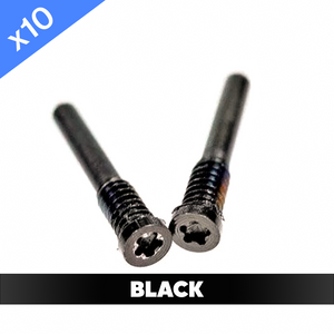 Pentalobe Star Screws for iPhone X   Black Pack of 10 (OEM)
