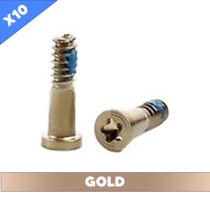 Pentalobe Star Screws for iPhone 8 / iPhone SE (2020)- Gold (Pack of 10) (OEM)