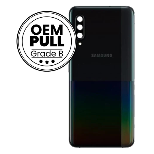 Rear Housing Back Cover with Camera Lens for Samsung Galaxy A90 - Black (Oem Pull Grade B)
