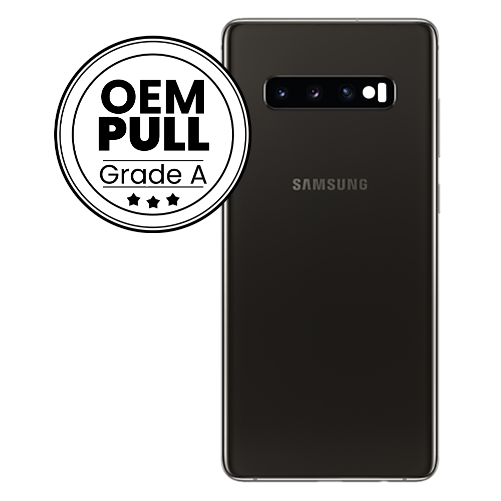 Rear Housing Back Cover with Camera Lens for Samsung Galaxy S10 Plus - Ceramic Black (Oem Pull Grade A)